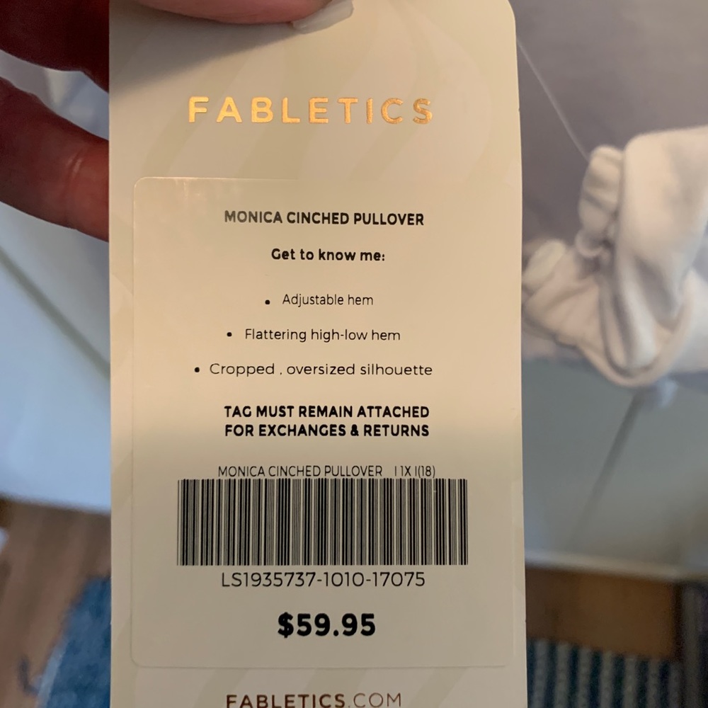 Fabletics Workout Pullover - Picture 3 of 4